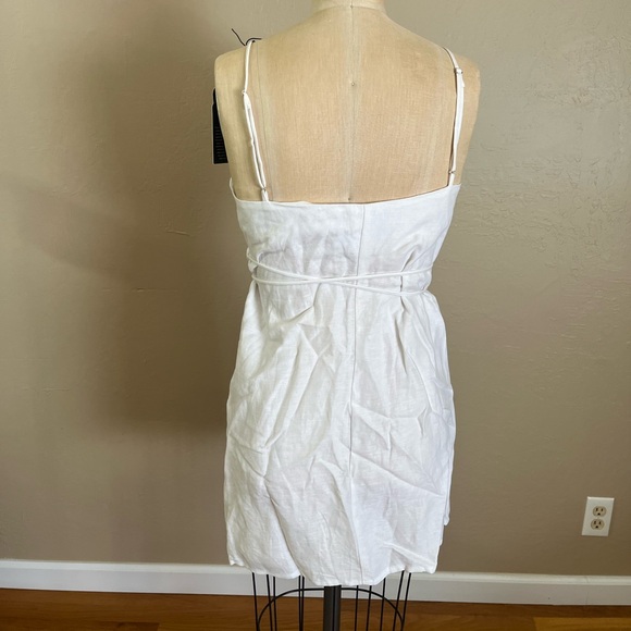 reformation cruz dress in white - Picture 2 of 3